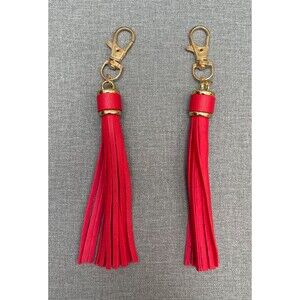 Set of 2 Target Red Bag or Keychain Pendants